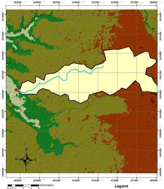 Estudio de cuenca hidrográfica, CivilSur